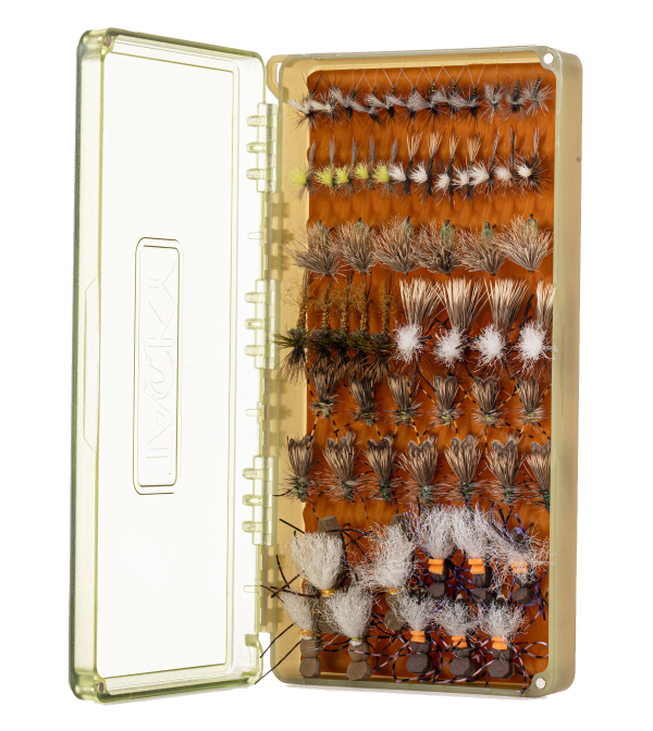 Tacky Dry Fly Fly Box Open Tacky Dry Fly Fly Box Open
